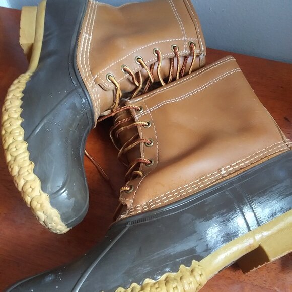L.L. Bean Bean Boots Shoes Gore-Tex, Lined, Boots sz 13W Made in USA - Picture 1 of 9